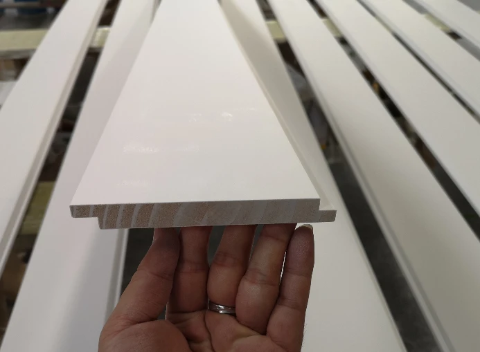 First Class White Primed Wood Wall Panel