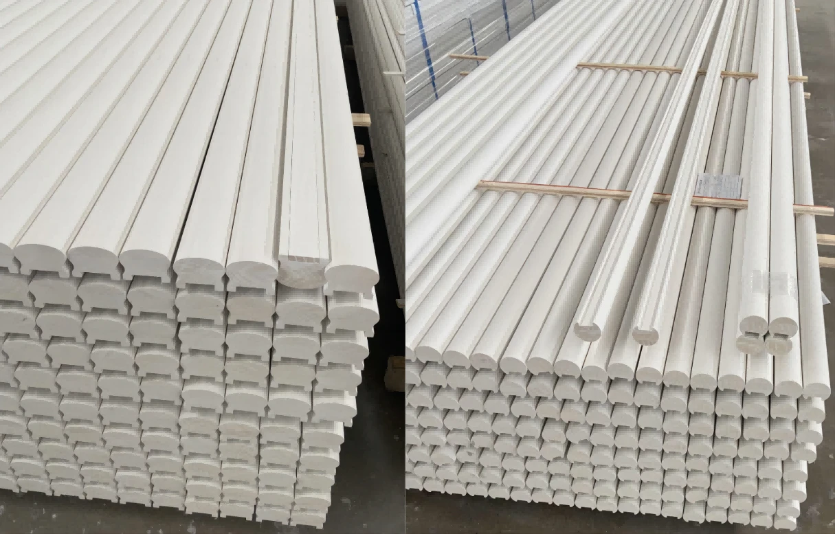 white primed stair handrails 1 white primed stair handrails 1