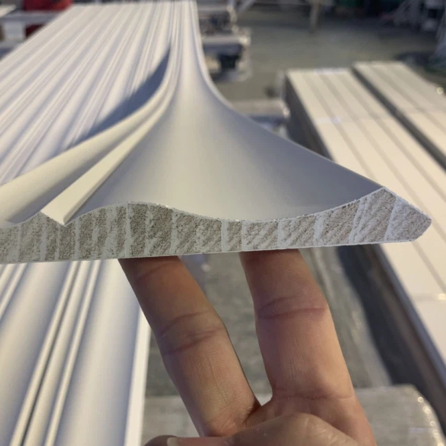 Top Performance White Primed Wooden Crown Mouldings For Ceiling