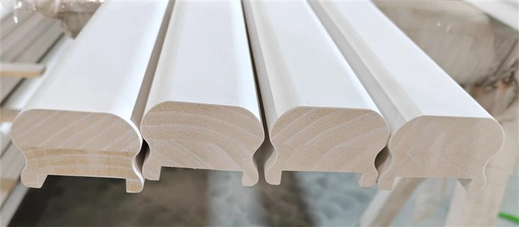 White Primed FJ Pine Stair Handrails